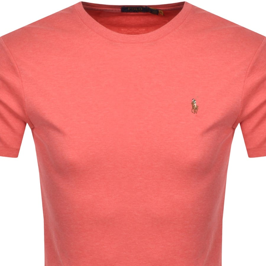 Alternative Image for ProductRalph Lauren Crew Neck Slim Fit T Shirt Pink2